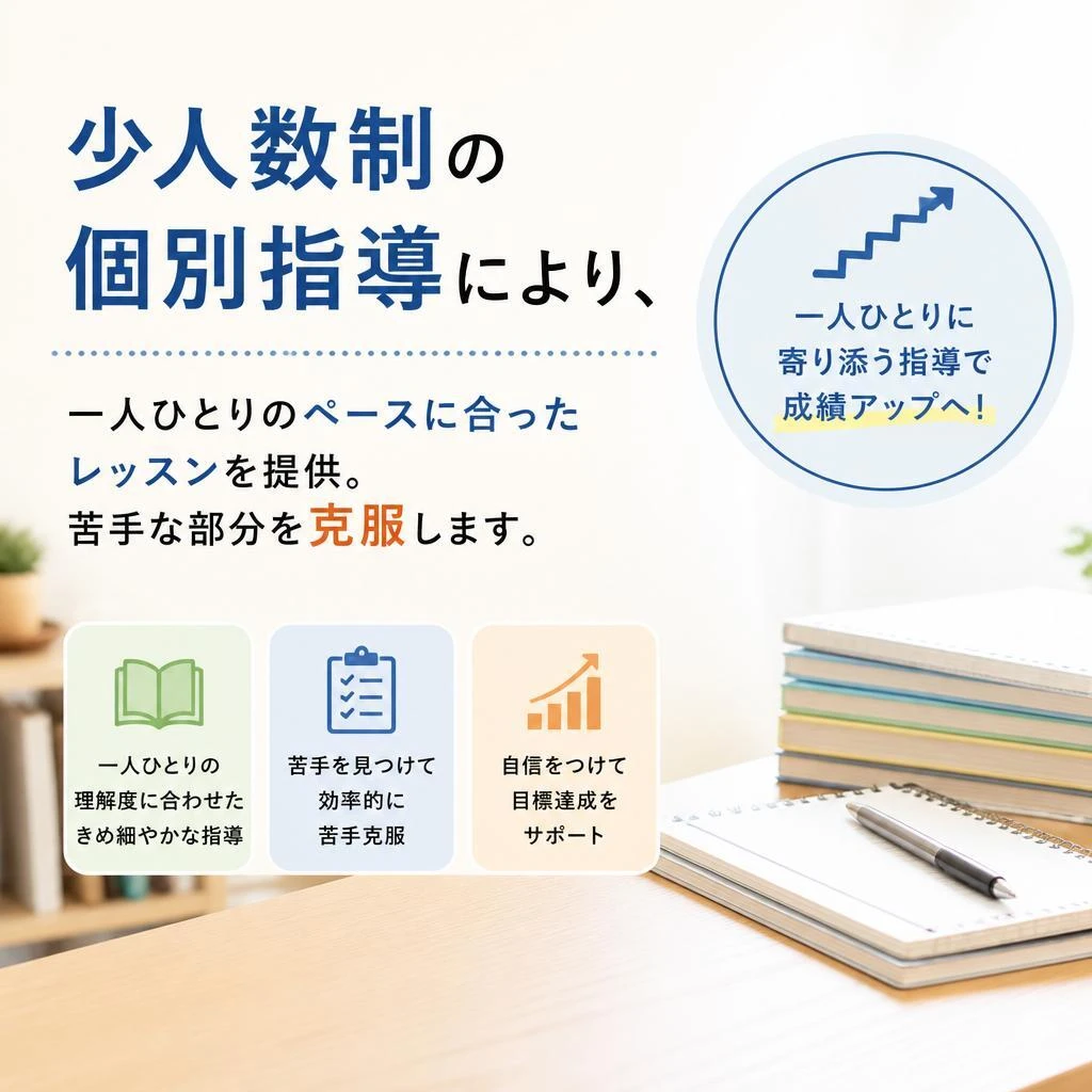 マンツーマンの個別指導